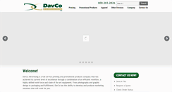 Desktop Screenshot of davcoadvertising.com